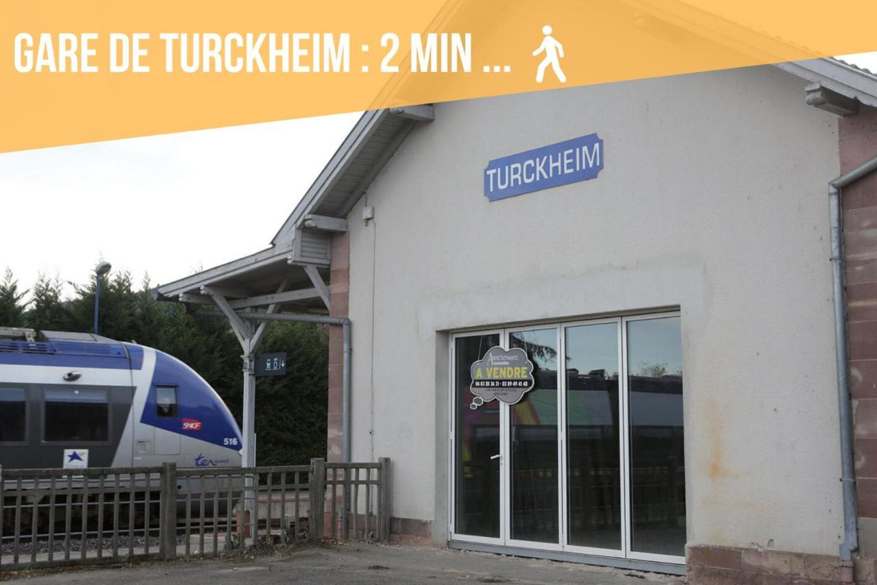 Ferienwohnung Le Rustique - Le Charme Alsacien Du Vignoble Turckheim Exterior foto